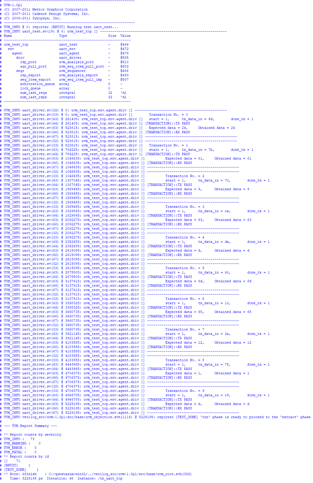 Transcript window